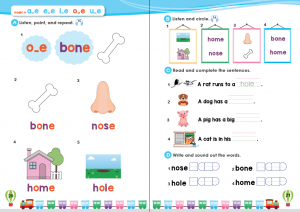ชุดสอนโฟนิกส์ 3 Hi! Phonics  เสียงสระยาว  แบบเรียน+CD+แบบฝึกหัด - Image 3