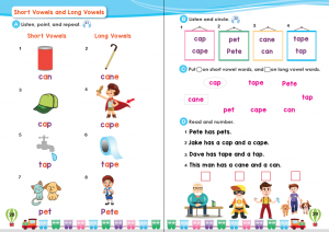 ชุดสอนโฟนิกส์ 3 Hi! Phonics  เสียงสระยาว  แบบเรียน+CD+แบบฝึกหัด - Image 4