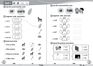ชุดสอนโฟนิกส์ 5  Hi! Phonics เสียงสระผสม แบบเรียน+ CD + แบบฝึกหัด - Image 4