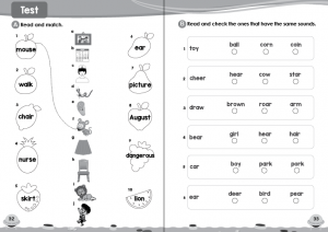 ชุดสอนโฟนิกส์ 5  Hi! Phonics เสียงสระผสม แบบเรียน+ CD + แบบฝึกหัด - Image 5