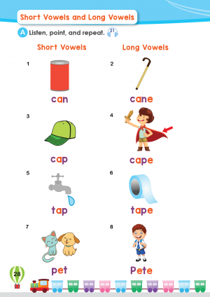 แบบเรียนโฟนิกส์ 3 เสียงสระยาว Hi! Phonics -Long Vowels - Image 8