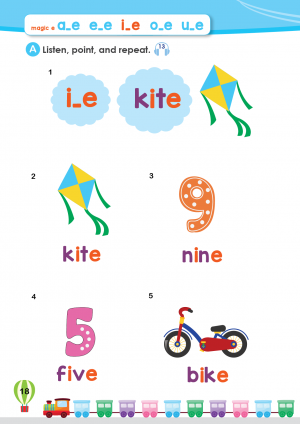 แบบเรียนโฟนิกส์ 3 เสียงสระยาว Hi! Phonics -Long Vowels - Image 6
