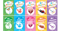 หนังสือโฟนิก Hi! Phonics ครบหลักสูตร ชุด 1-5 แบบเรียนและแบบฝึกหัดสำหรับเด็ก